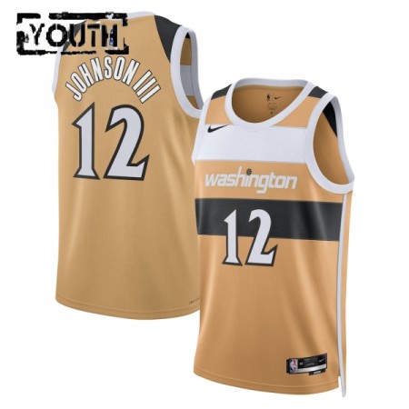Dres Washington Wizards Tre Johnson III Nike 2025-26 City Edition Zlato Swingman - Dječji